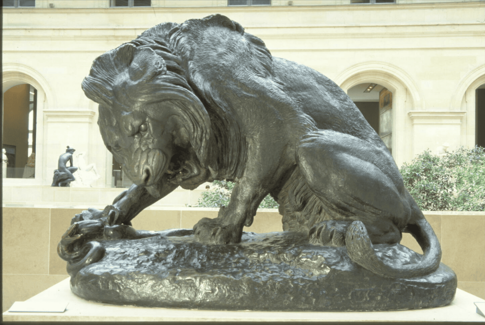 Lion au serpent Antoine Louis barye louvre