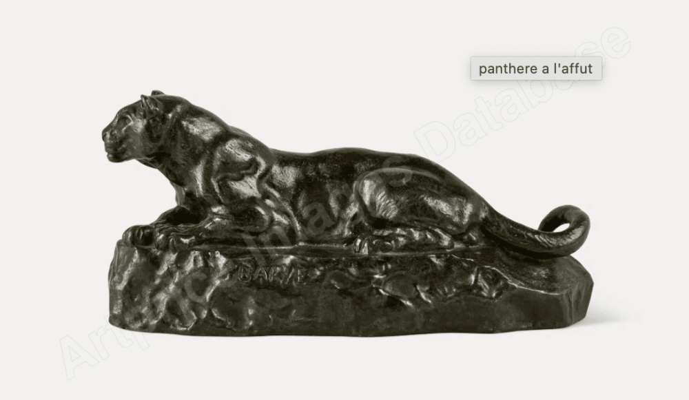 Panthère Antoine ouis Barye, ArtPrice
