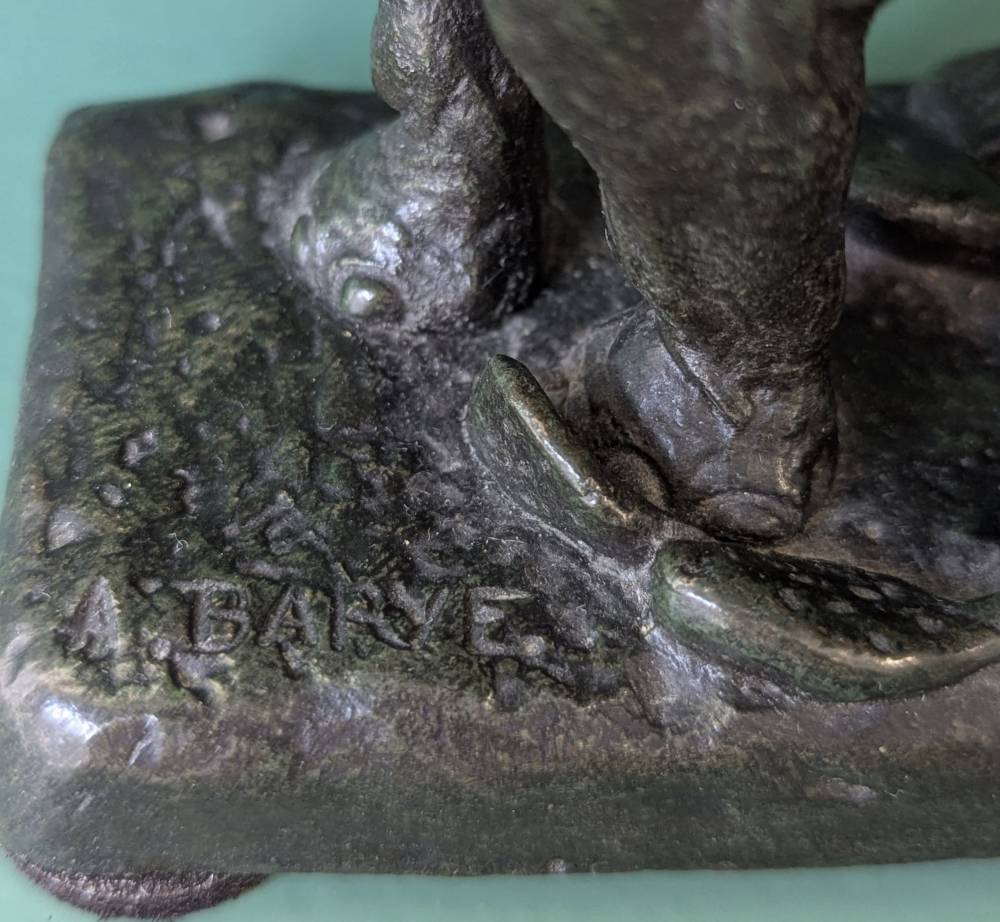 Signature Alfred Louis Barye